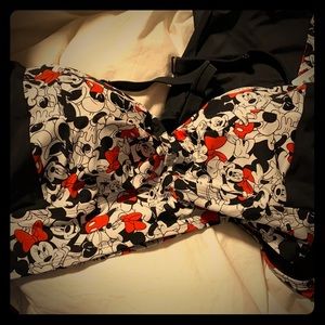 NWT torrid Minnie Mouse 2 piece swim suit set